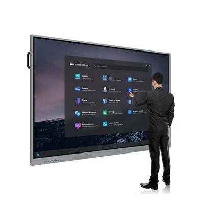 Quadro interativo de 85 polegadas para reuniões